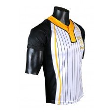SAMPLE - Baseball Jersey Mens Dinger 2-Button Short Sleeve Style - Size: Youth Medium
