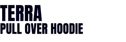 terra pull over hoodie