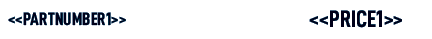  PARTNUMBER1  ,  PRICE1  