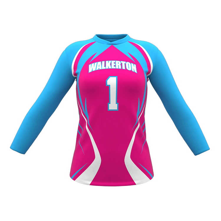 Attack Long Sleeve Volleyball Jersey - Womens